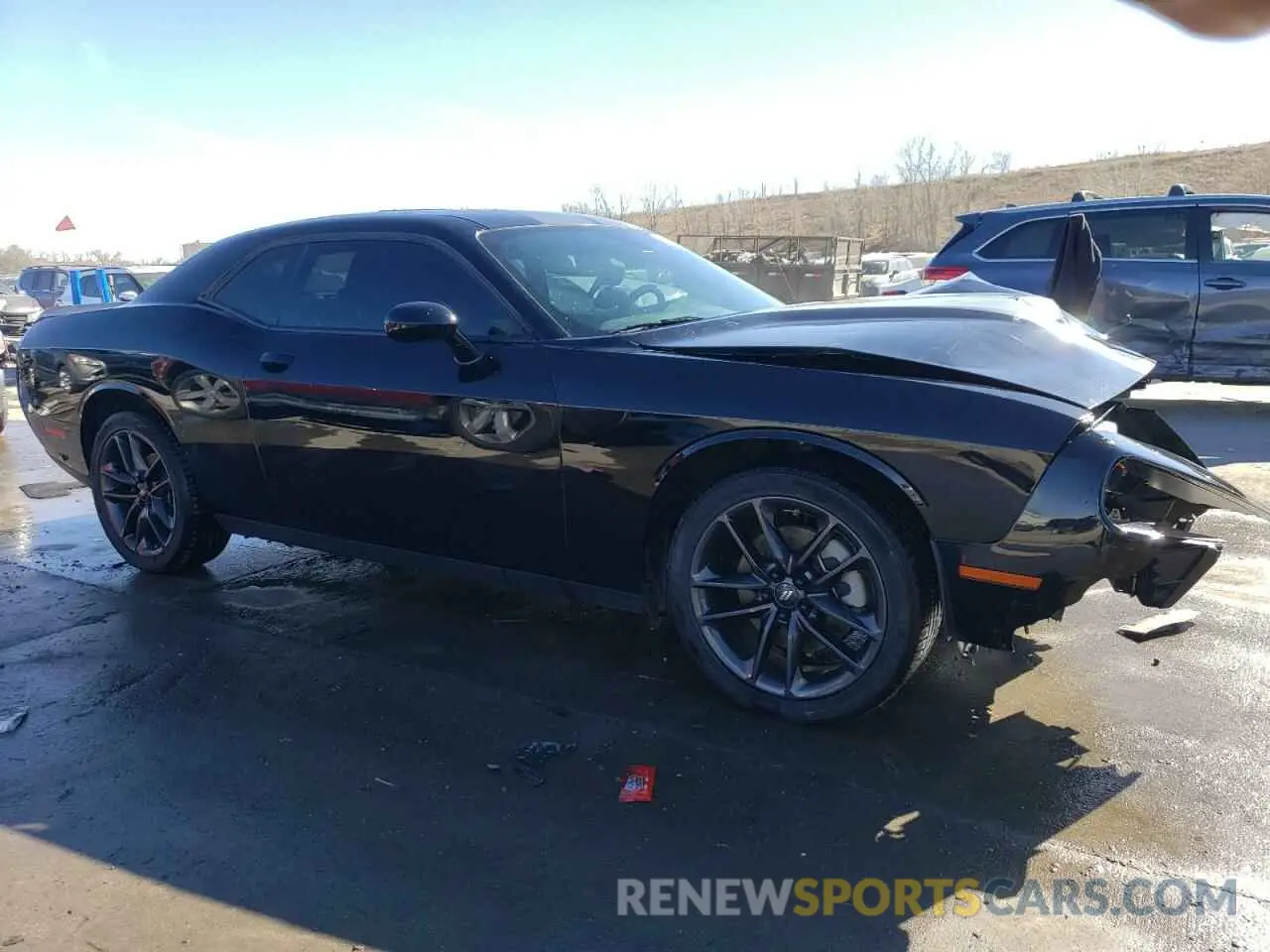 4 fotografías del automóvil dañado 2C3CDZKG2MH668176 DODGE CHALLENGER 2021