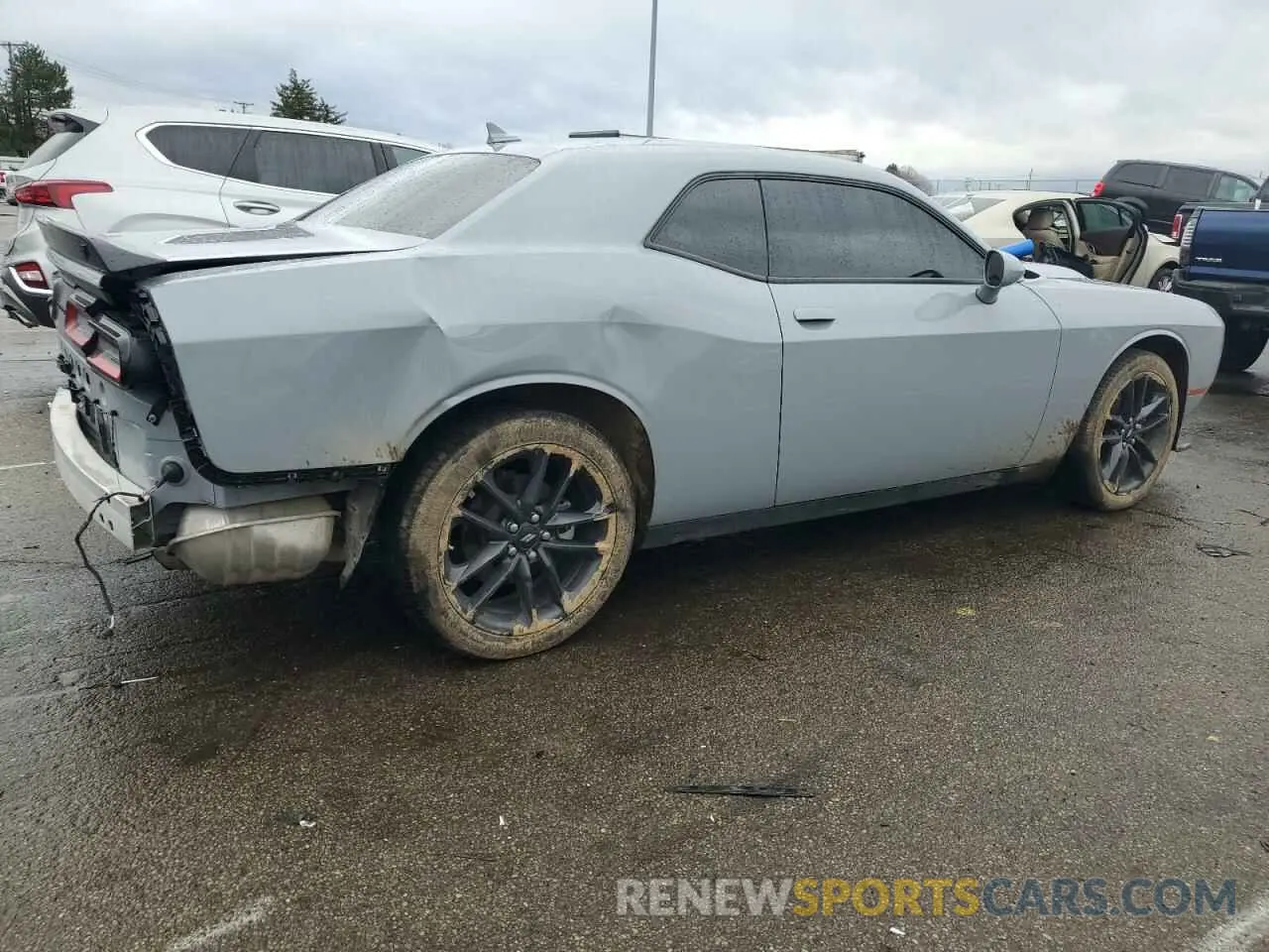 3 fotografías del automóvil dañado 2C3CDZKG6MH677625 DODGE CHALLENGER 2021