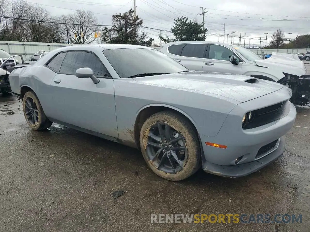 4 fotografías del automóvil dañado 2C3CDZKG6MH677625 DODGE CHALLENGER 2021