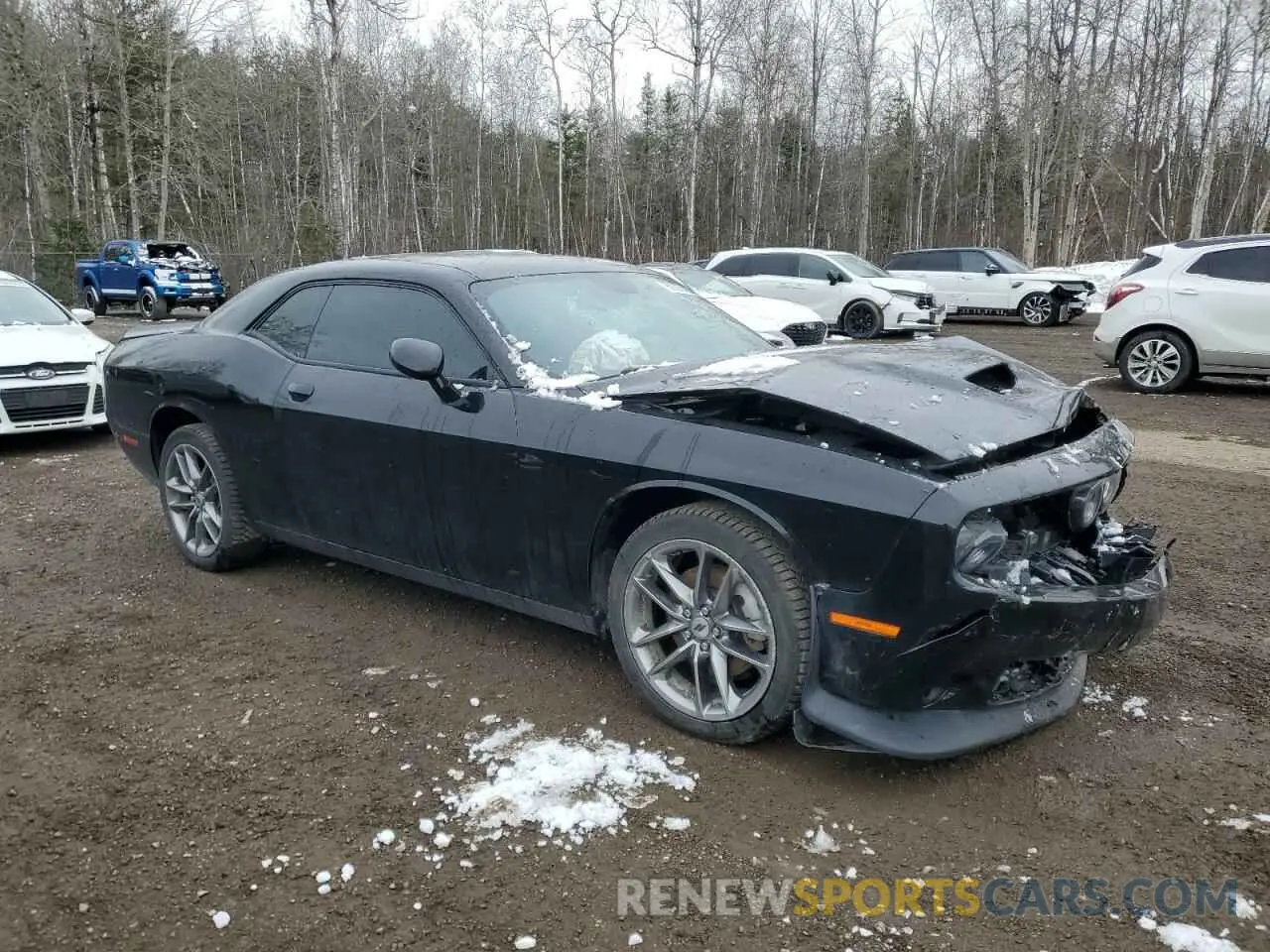 4 fotografías del automóvil dañado 2C3CDZKG7MH534215 DODGE CHALLENGER 2021