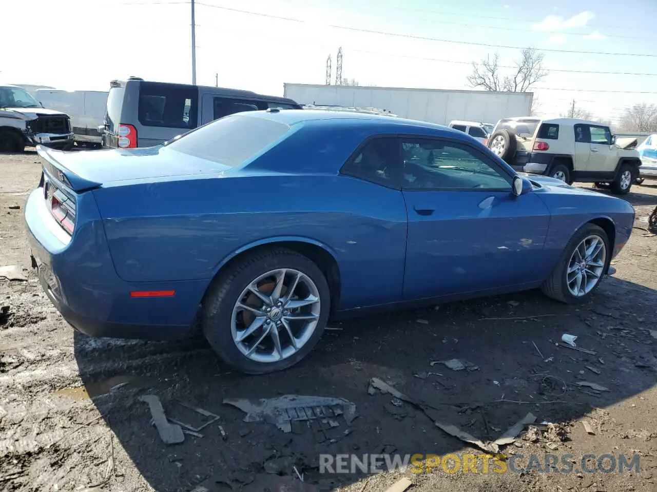 3 fotografías del automóvil dañado 2C3CDZKG8MH552867 DODGE CHALLENGER 2021