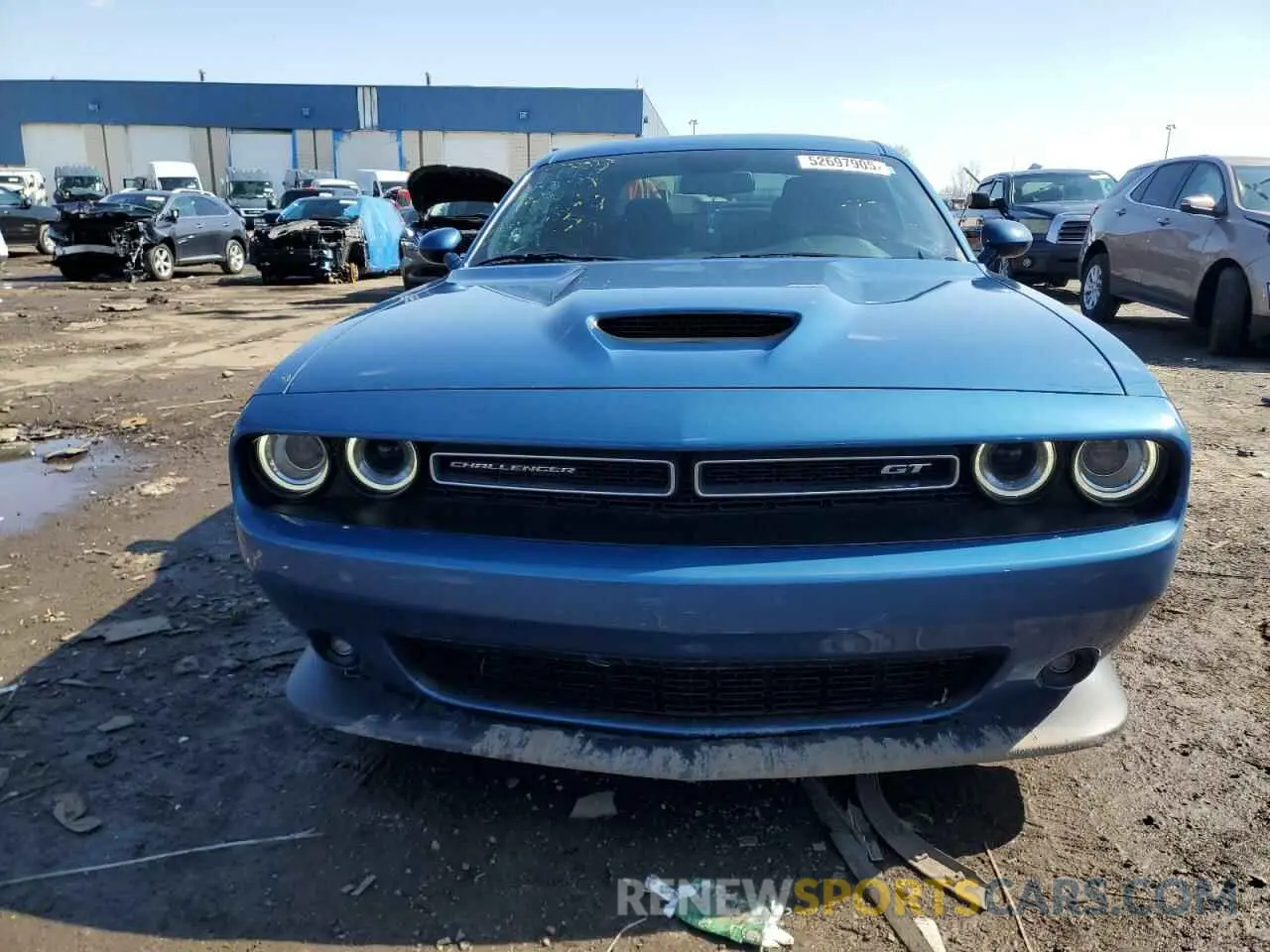 5 fotografías del automóvil dañado 2C3CDZKG8MH552867 DODGE CHALLENGER 2021