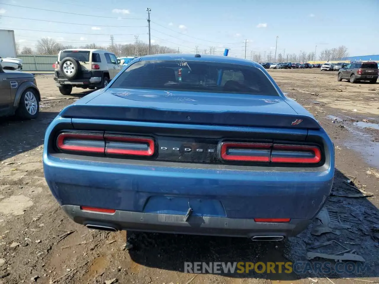 6 fotografías del automóvil dañado 2C3CDZKG8MH552867 DODGE CHALLENGER 2021