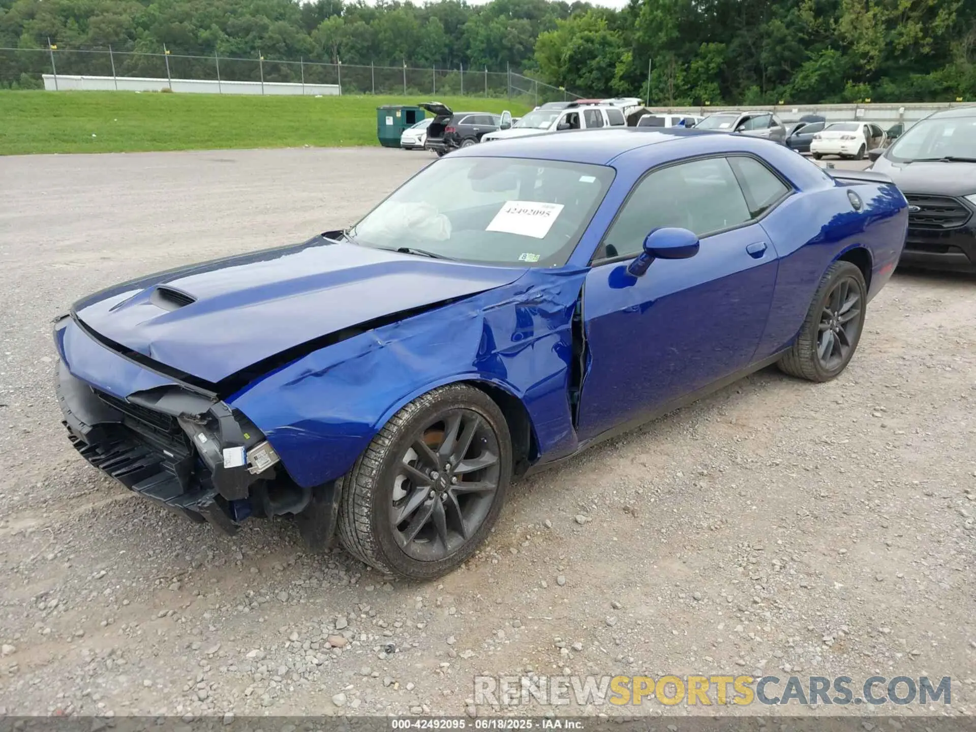 2 fotografías del automóvil dañado 2C3CDZKGXMH567287 DODGE CHALLENGER 2021