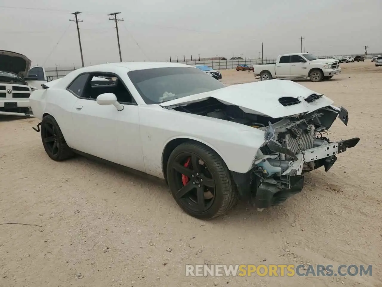 4 fotografías del automóvil dañado 2C3CDZL9XMH516615 DODGE CHALLENGER 2021