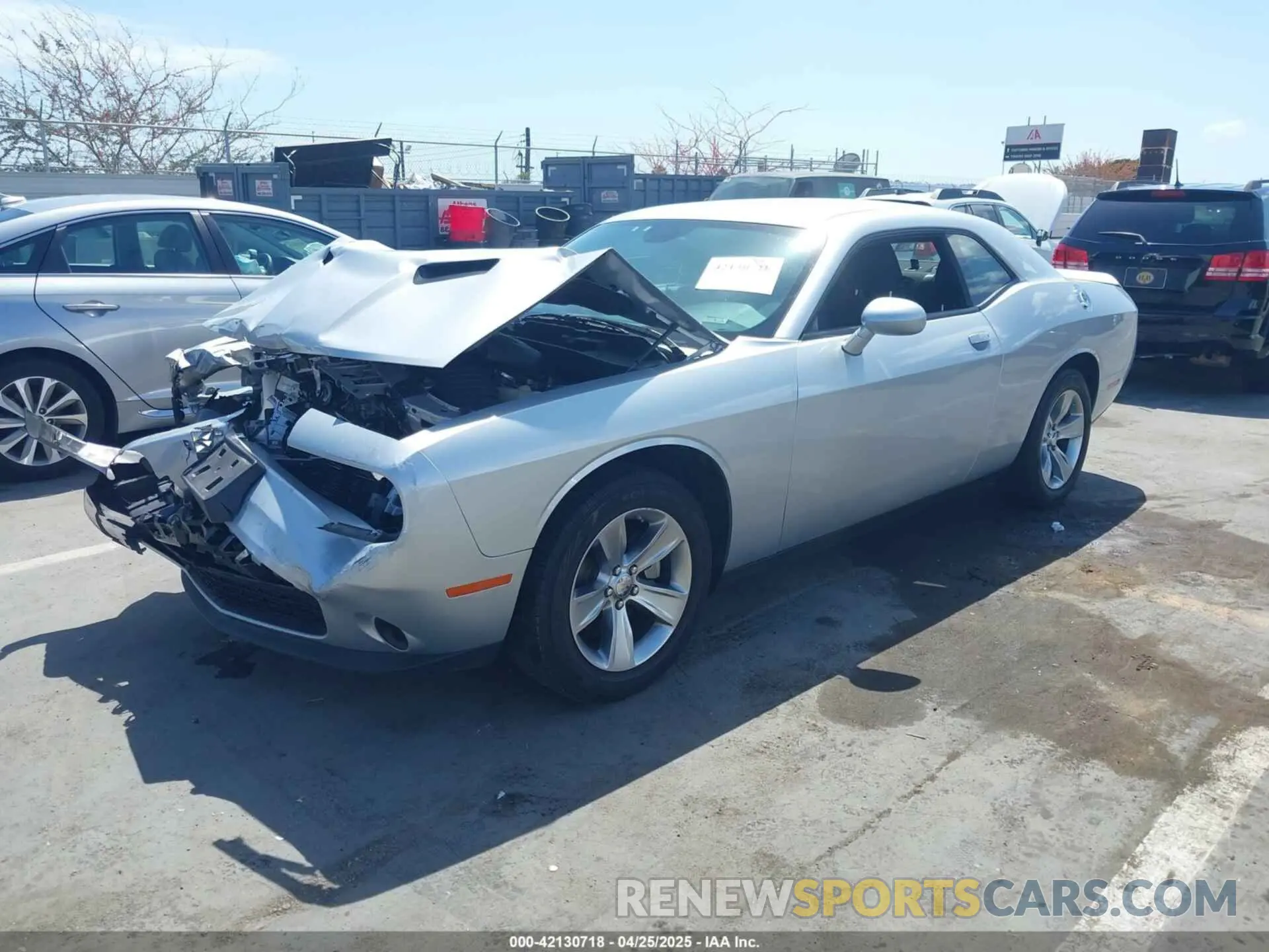 2 fotografías del automóvil dañado 2C3CDZAG4NH105231 DODGE CHALLENGER 2022