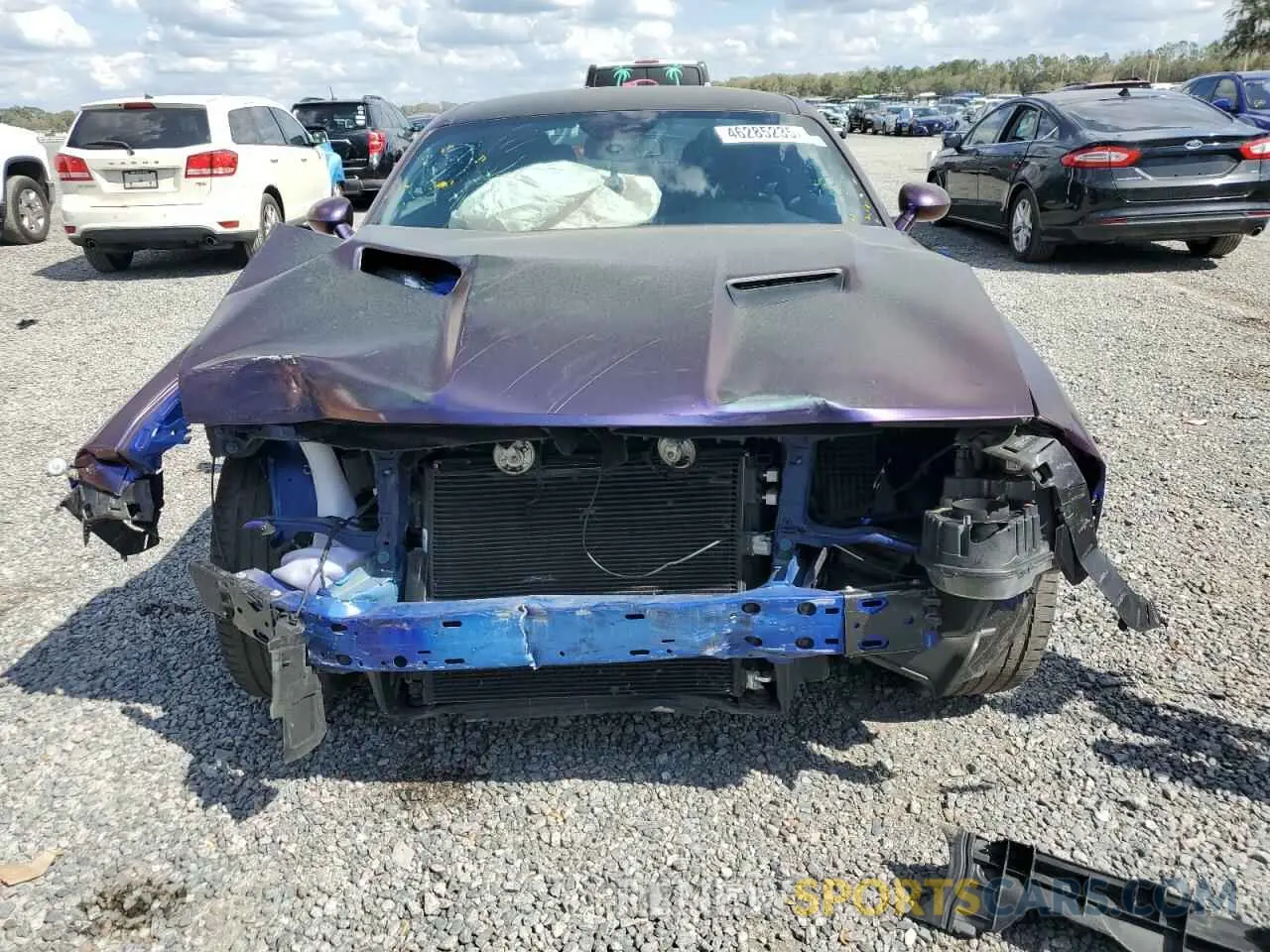 5 fotografías del automóvil dañado 2C3CDZAG9NH137365 DODGE CHALLENGER 2022
