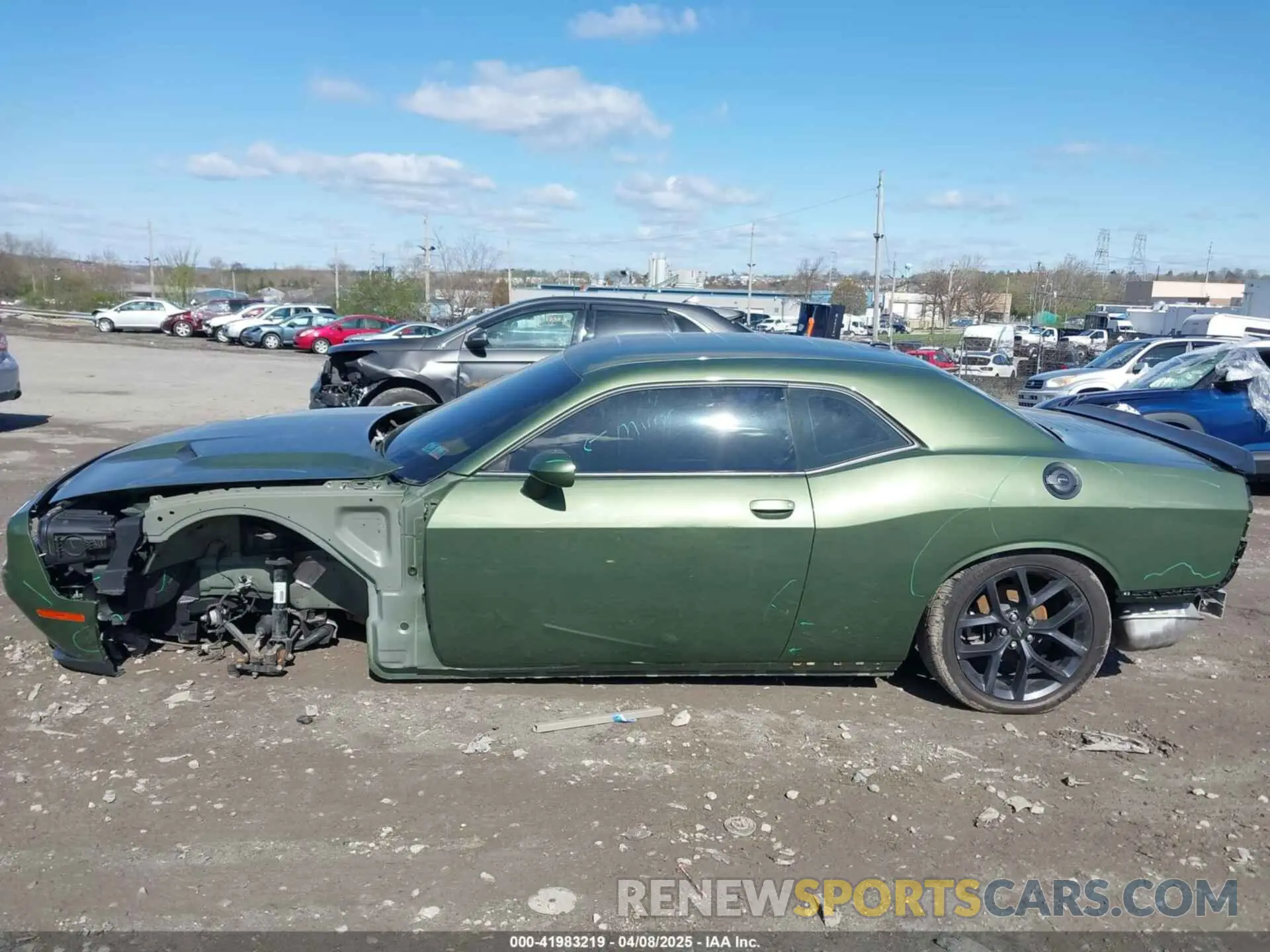 13 fotografías del automóvil dañado 2C3CDZAGXNH238527 DODGE CHALLENGER 2022