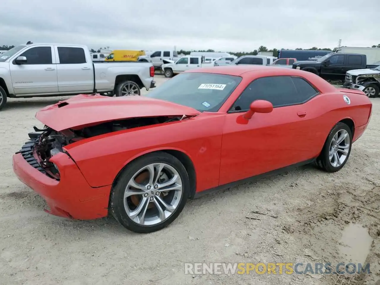 1 fotografías del automóvil dañado 2C3CDZBT3NH108195 DODGE CHALLENGER 2022