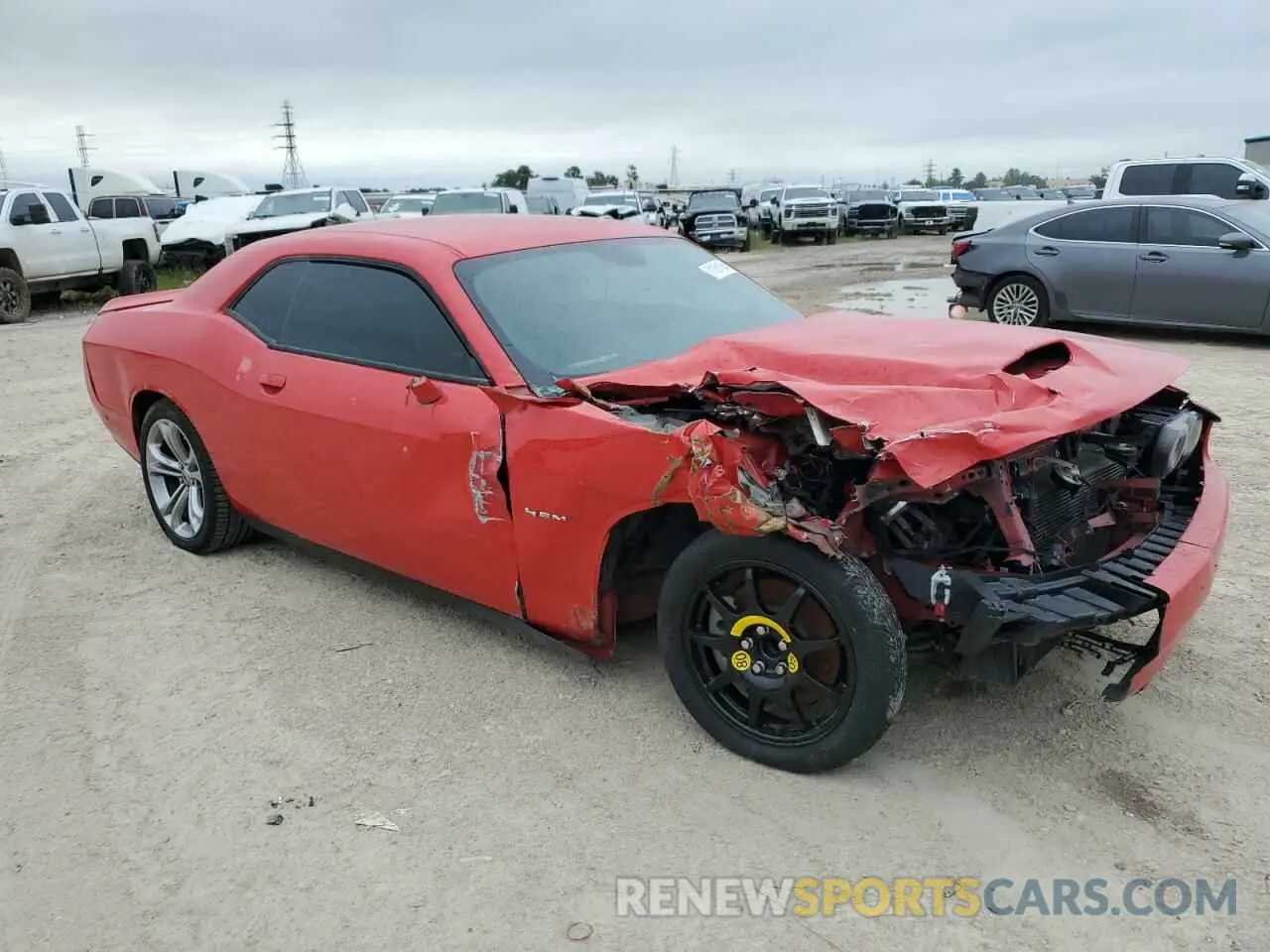 4 fotografías del automóvil dañado 2C3CDZBT3NH108195 DODGE CHALLENGER 2022