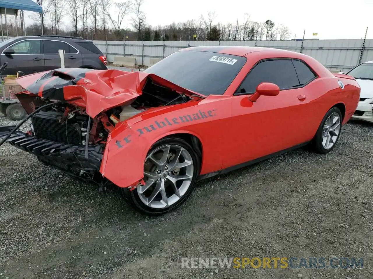 1 fotografías del automóvil dañado 2C3CDZJG0NH233725 DODGE CHALLENGER 2022