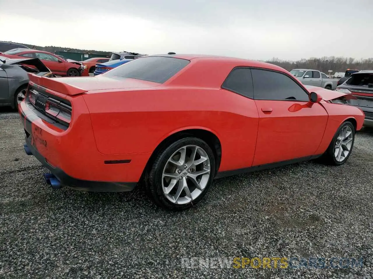 3 fotografías del automóvil dañado 2C3CDZJG0NH233725 DODGE CHALLENGER 2022
