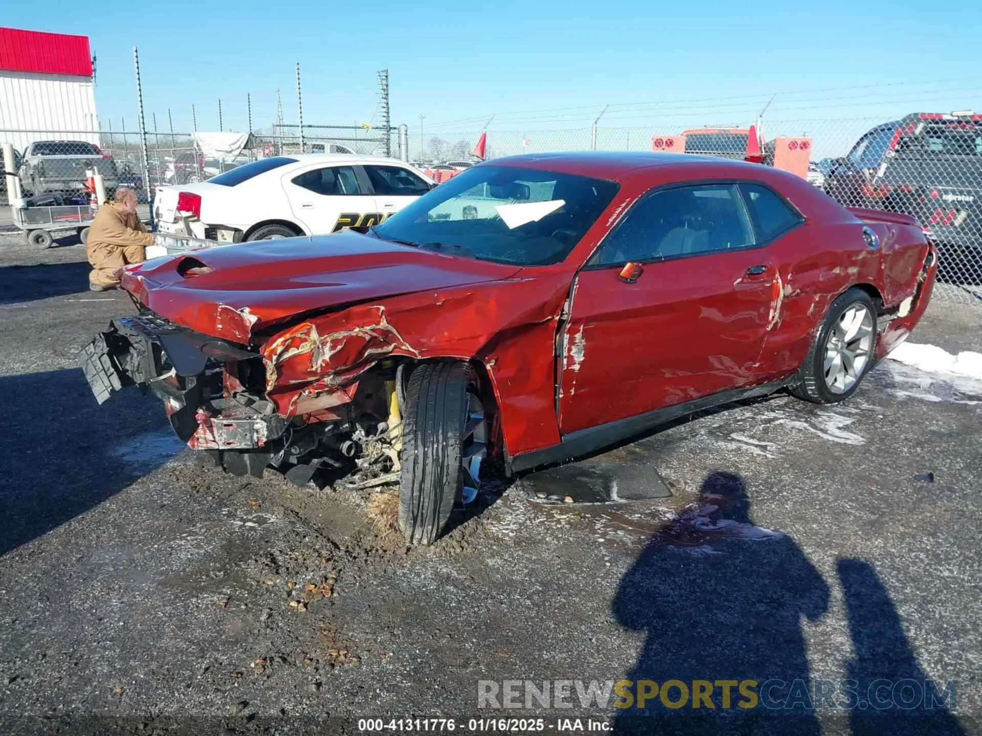 2 fotografías del automóvil dañado 2C3CDZJG1NH247083 DODGE CHALLENGER 2022