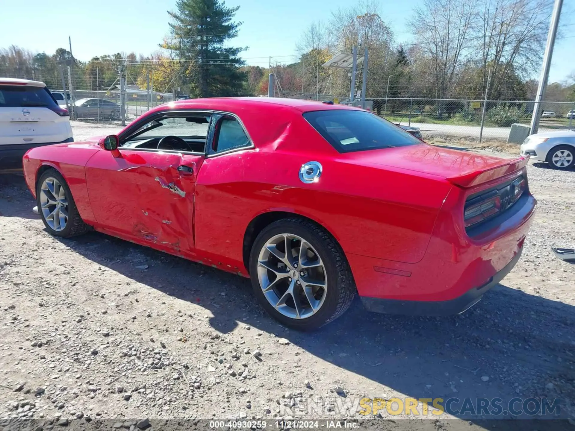 3 fotografías del automóvil dañado 2C3CDZJG3NH164125 DODGE CHALLENGER 2022