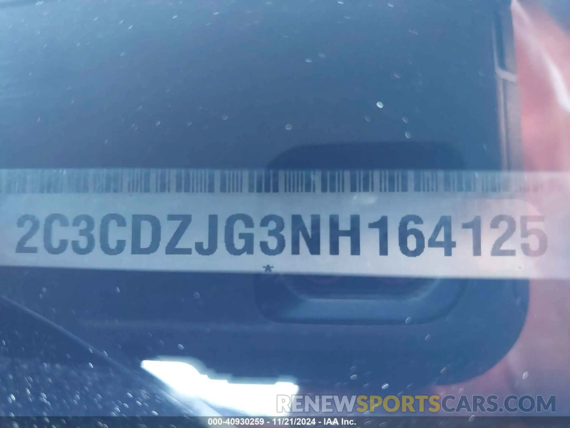9 fotografías del automóvil dañado 2C3CDZJG3NH164125 DODGE CHALLENGER 2022