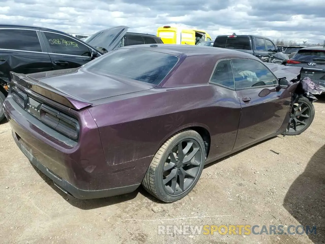 3 fotografías del automóvil dañado 2C3CDZJG3NH237946 DODGE CHALLENGER 2022