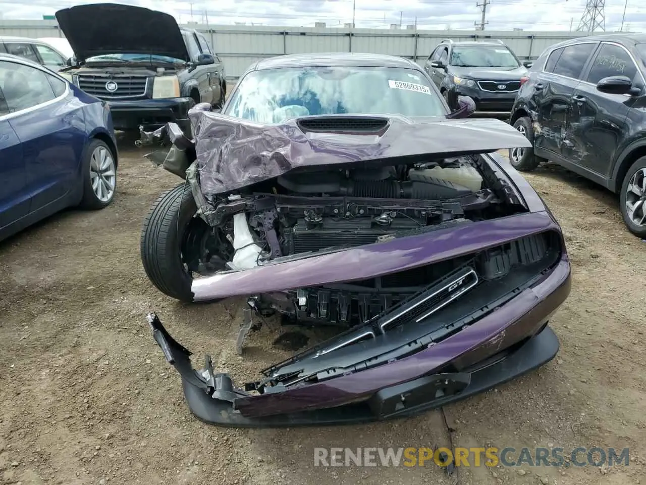 5 fotografías del automóvil dañado 2C3CDZJG3NH237946 DODGE CHALLENGER 2022