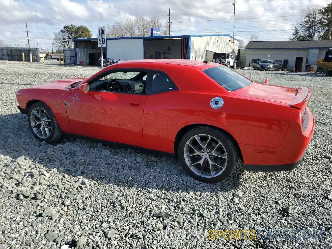 2 fotografías del automóvil dañado 2C3CDZJG4NH268882 DODGE CHALLENGER 2022