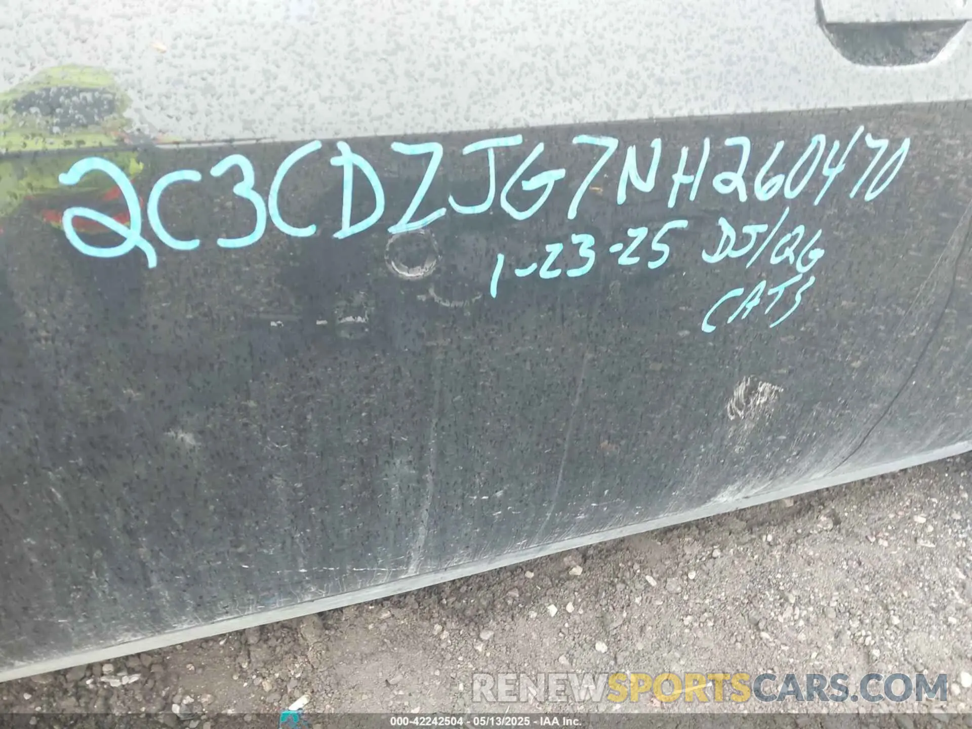 9 fotografías del automóvil dañado 2C3CDZJG7NH260470 DODGE CHALLENGER 2022