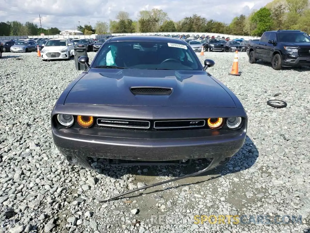 5 fotografías del automóvil dañado 2C3CDZJG8NH257822 DODGE CHALLENGER 2022
