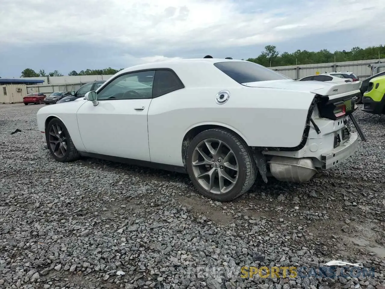 2 fotografías del automóvil dañado 2C3CDZJGXNH237524 DODGE CHALLENGER 2022