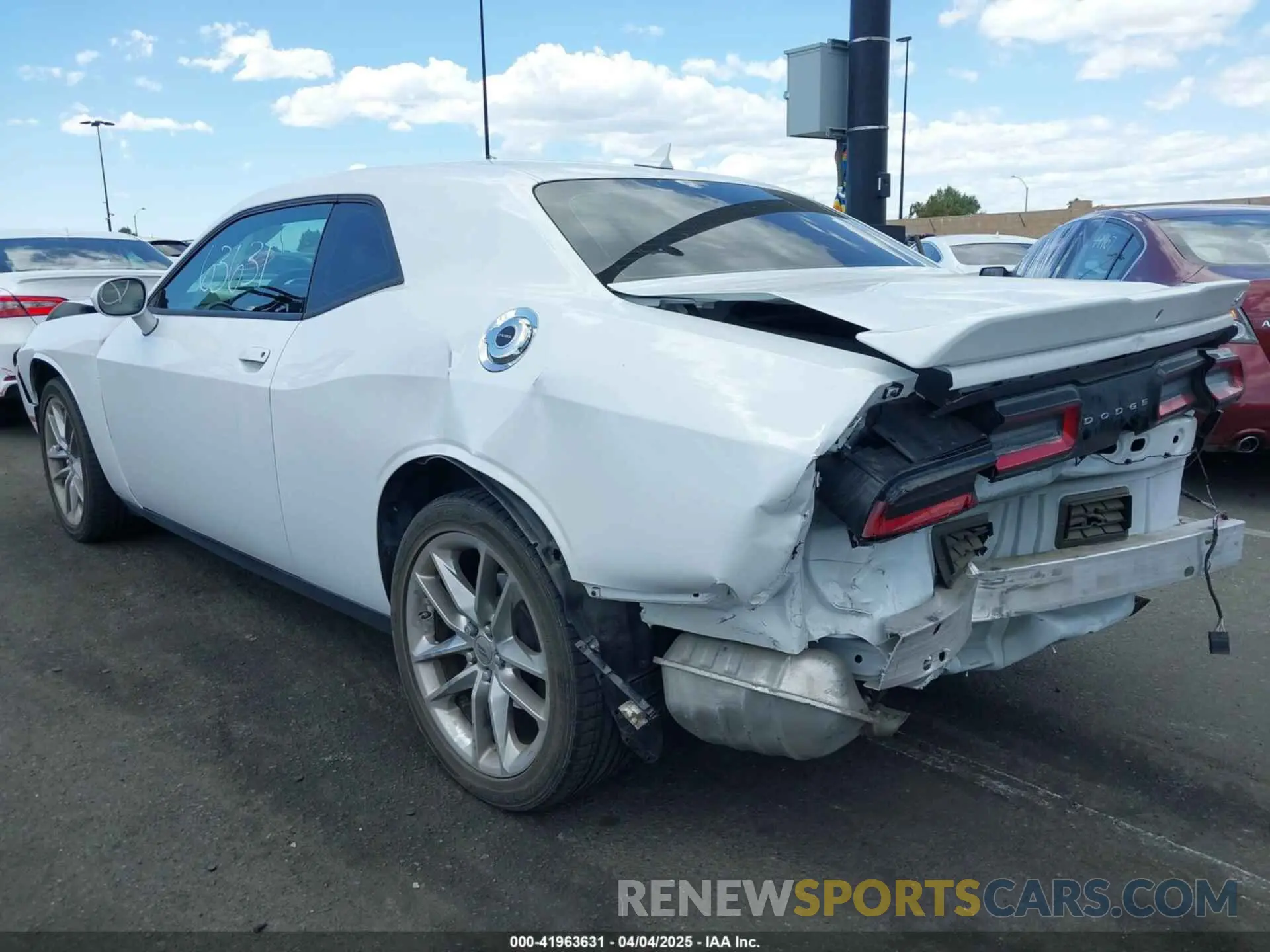 3 fotografías del automóvil dañado 2C3CDZKG3NH152085 DODGE CHALLENGER 2022