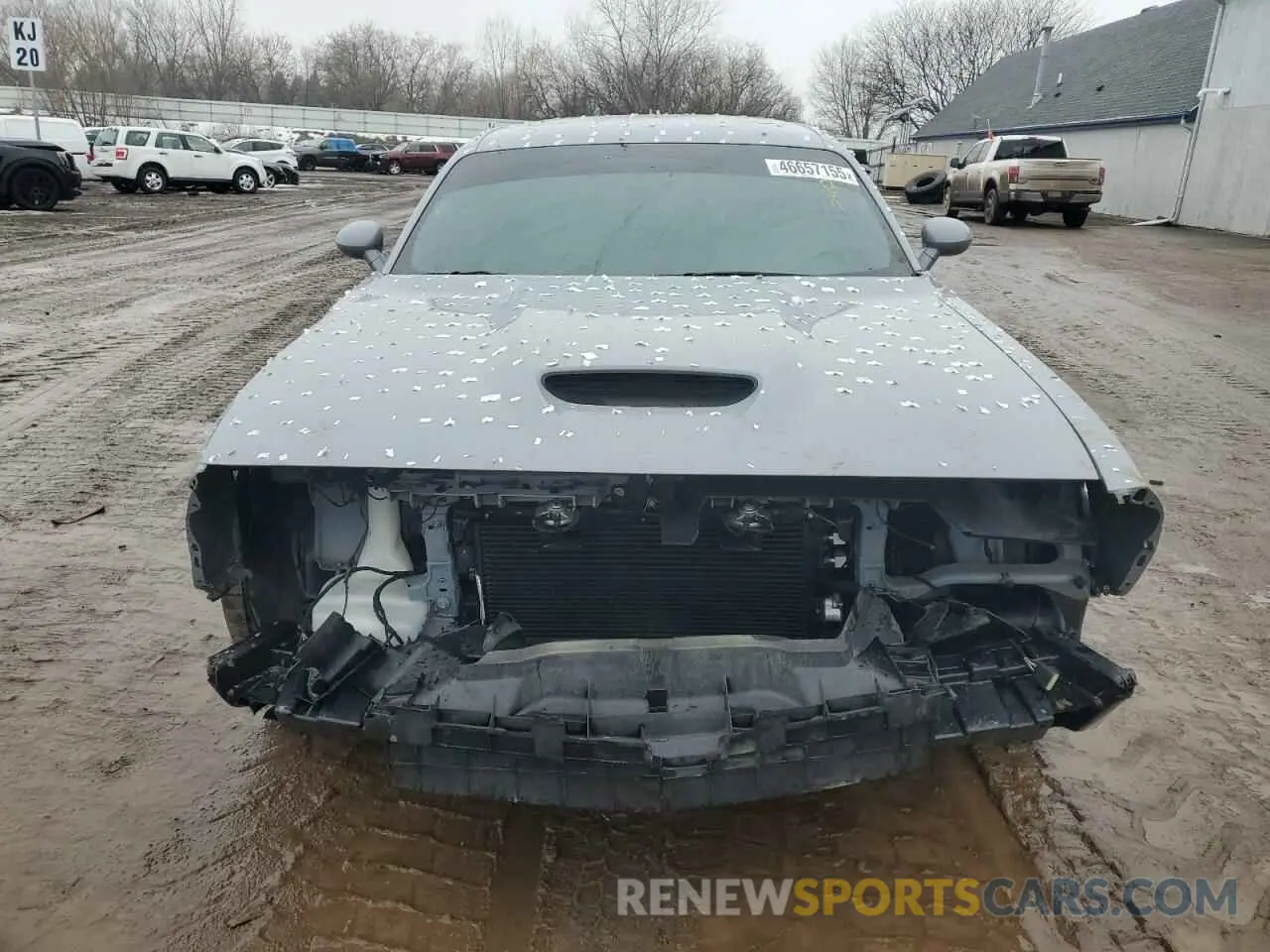 5 fotografías del automóvil dañado 2C3CDZKG6NH229192 DODGE CHALLENGER 2022