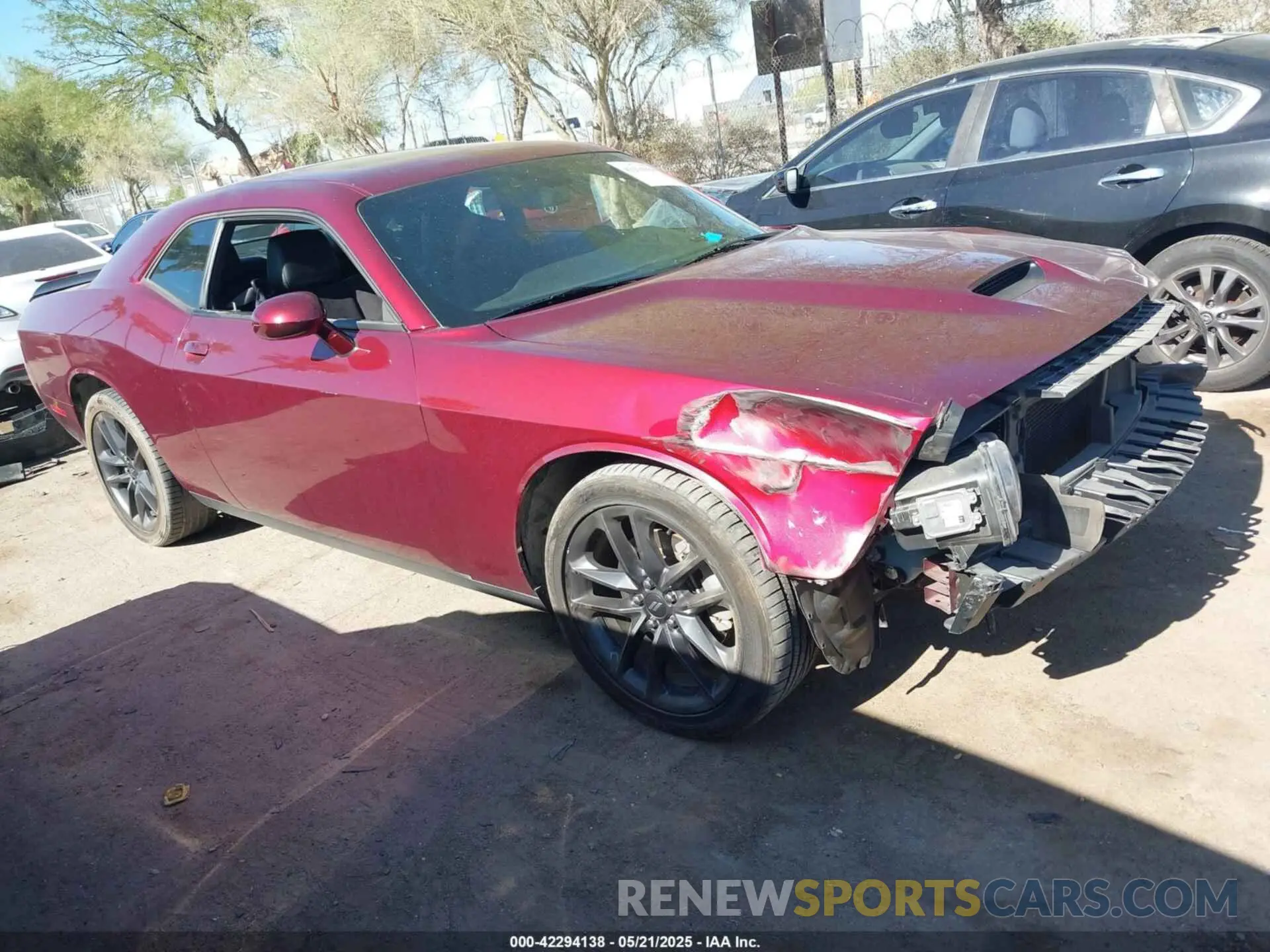 1 fotografías del automóvil dañado 2C3CDZKG7NH238919 DODGE CHALLENGER 2022