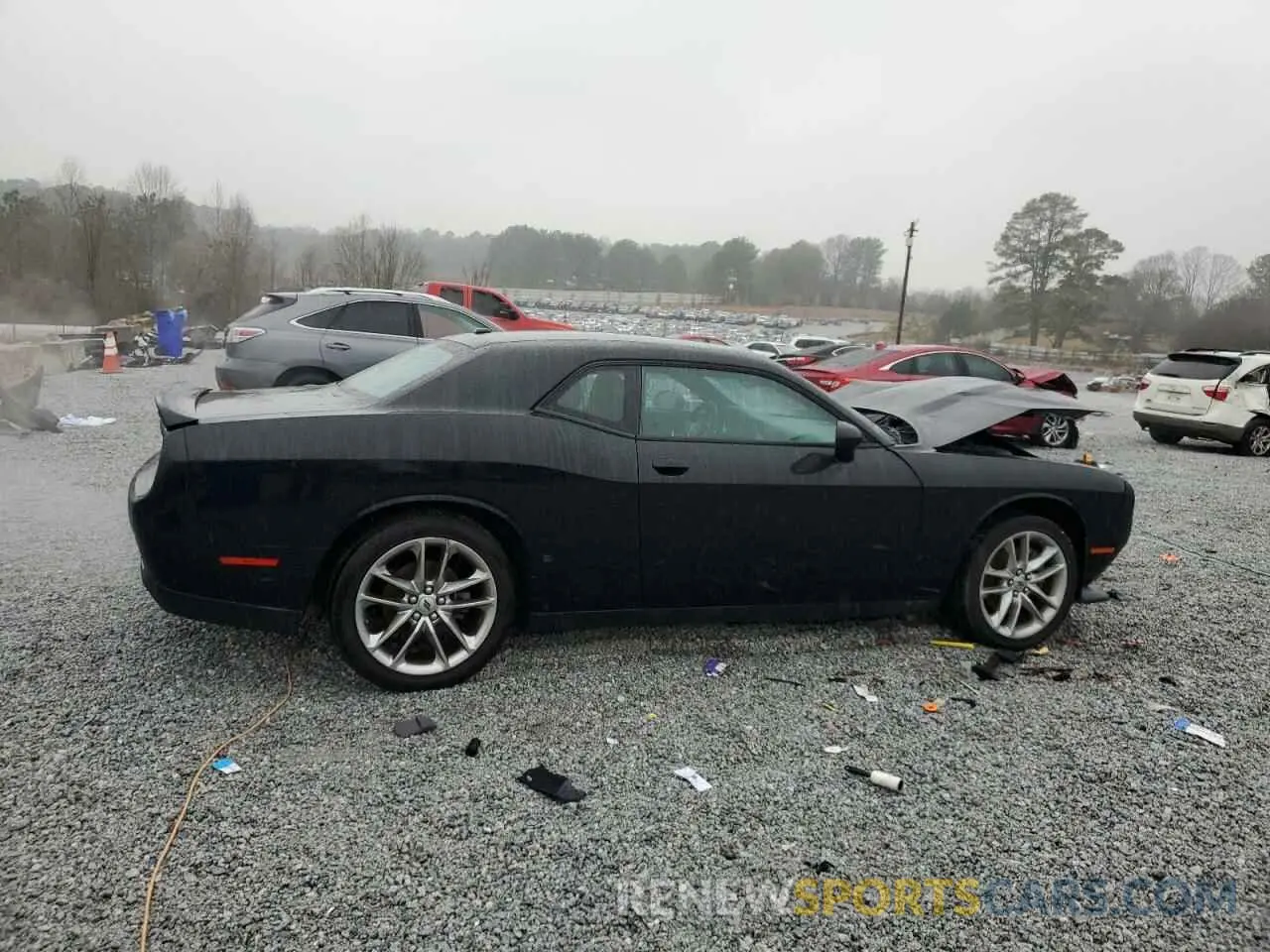 3 fotografías del automóvil dañado 2C3CDZKG8NH192405 DODGE CHALLENGER 2022