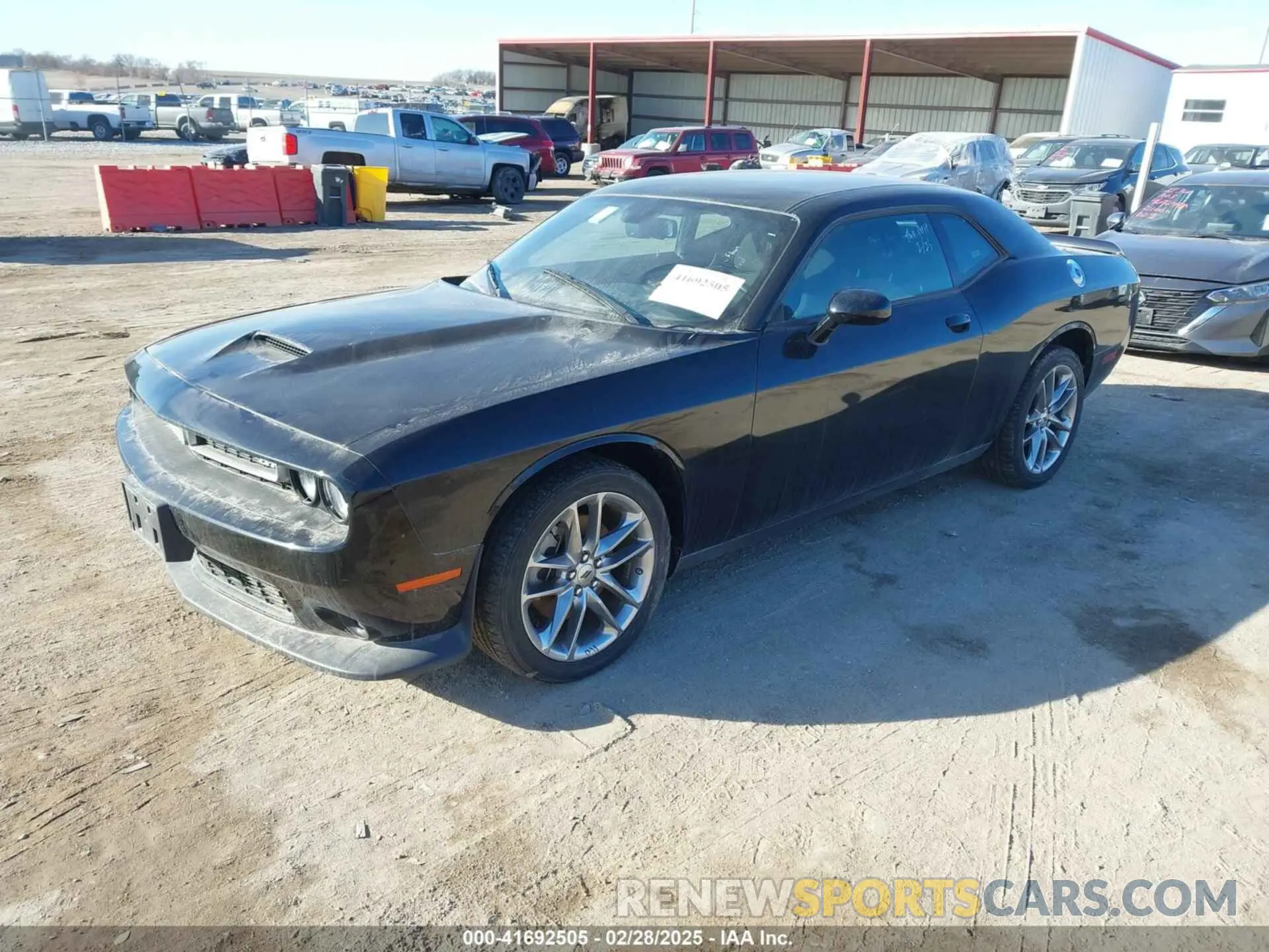 2 fotografías del automóvil dañado 2C3CDZKG9NH207526 DODGE CHALLENGER 2022