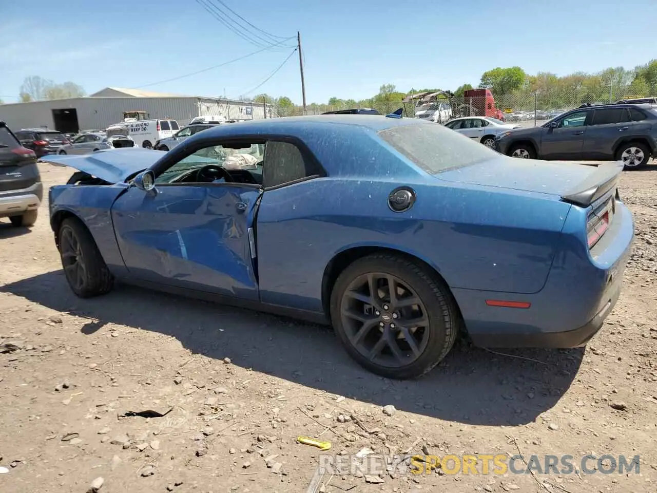2 fotografías del automóvil dañado 2C3CDZAGXPH527927 DODGE CHALLENGER 2023
