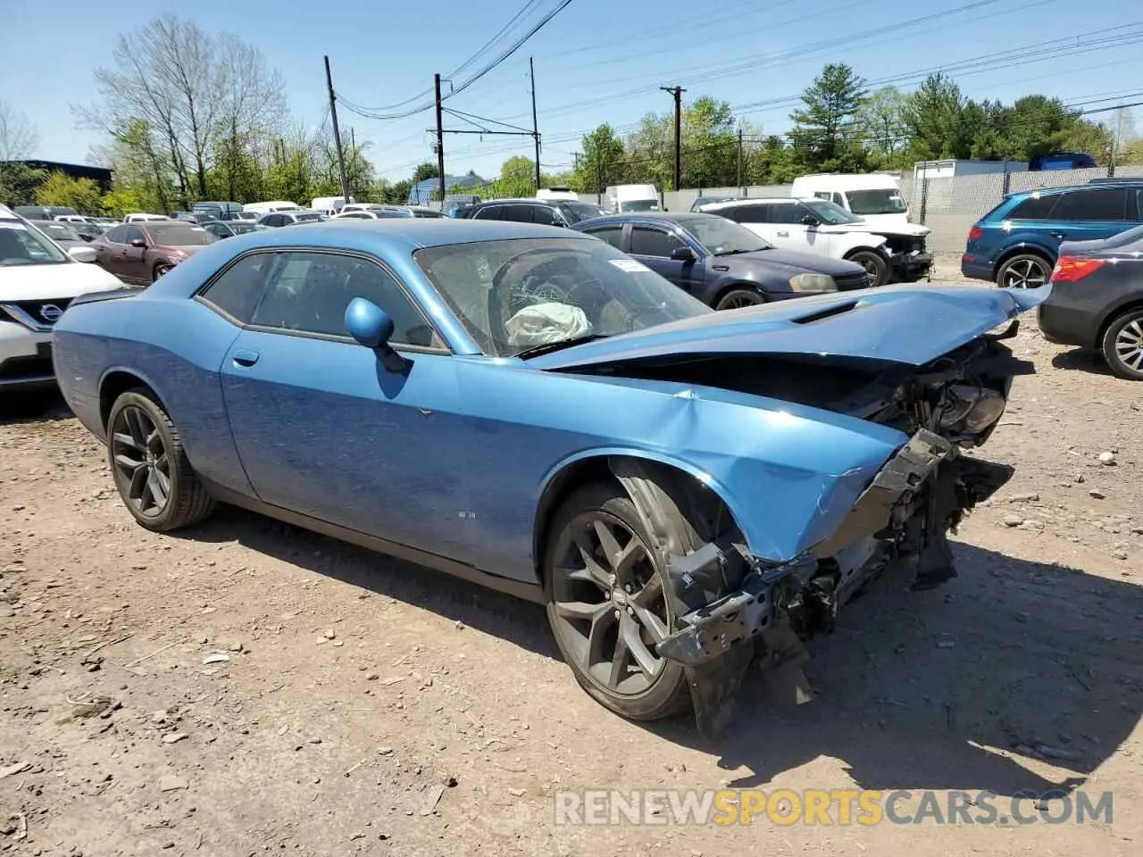 4 fotografías del automóvil dañado 2C3CDZAGXPH527927 DODGE CHALLENGER 2023