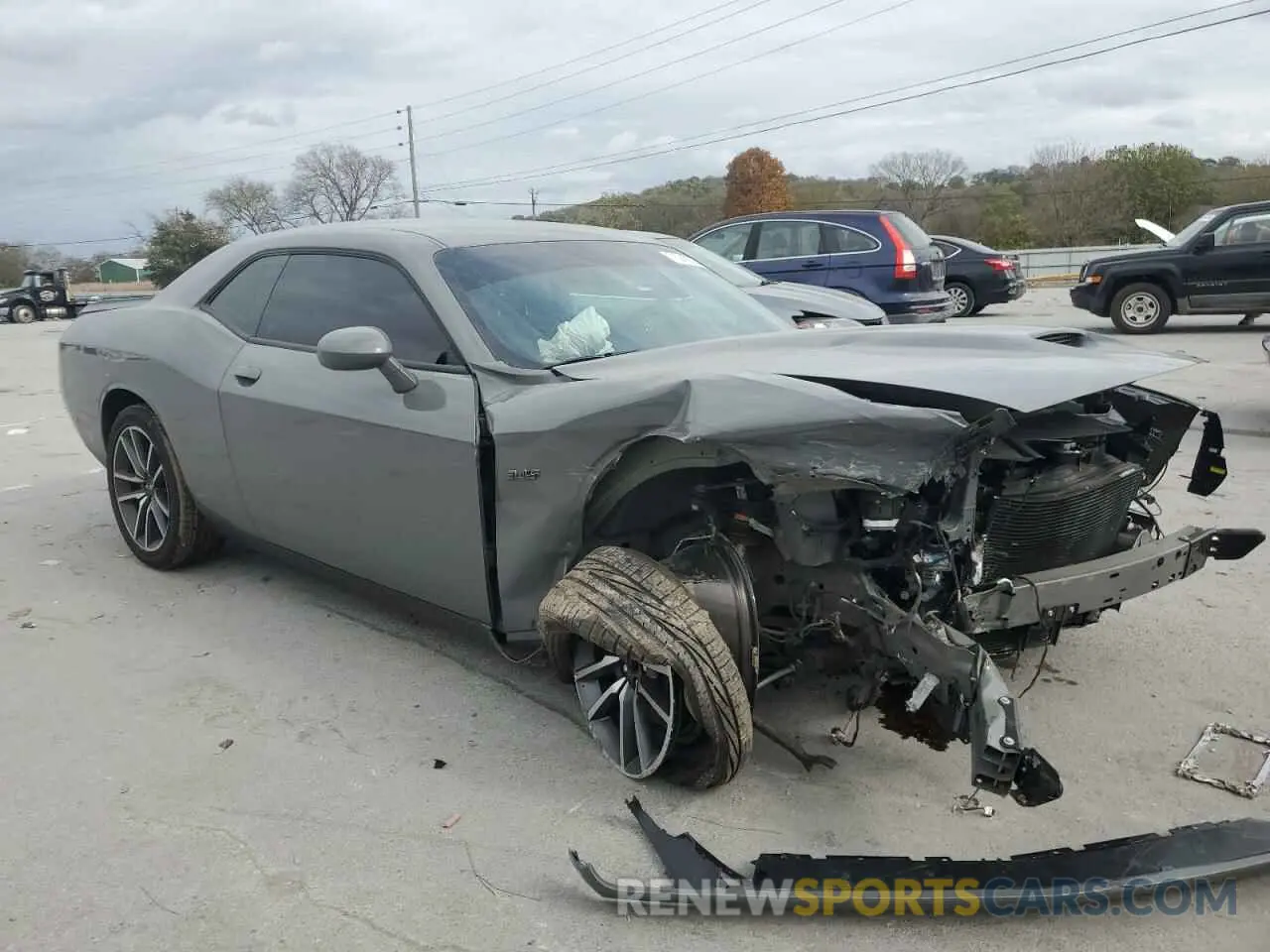 4 fotografías del automóvil dañado 2C3CDZBT7PH621128 DODGE CHALLENGER 2023