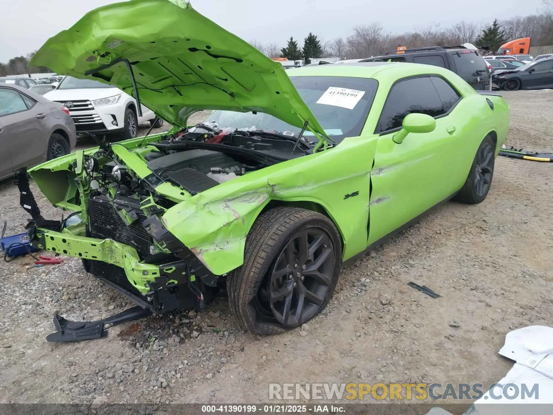 2 fotografías del automóvil dañado 2C3CDZBT8PH669219 DODGE CHALLENGER 2023