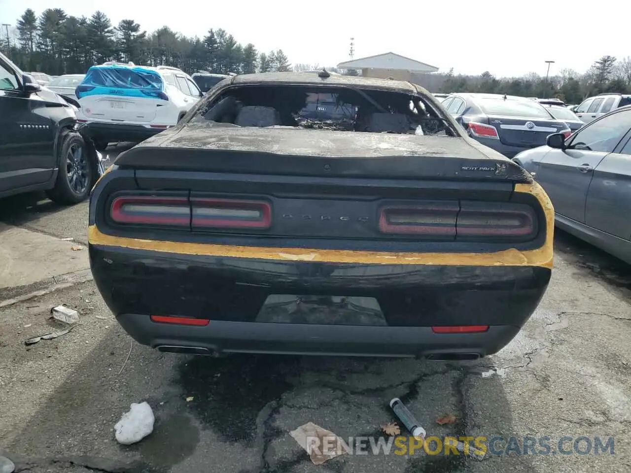 6 fotografías del automóvil dañado 2C3CDZFJ1PH521616 DODGE CHALLENGER 2023