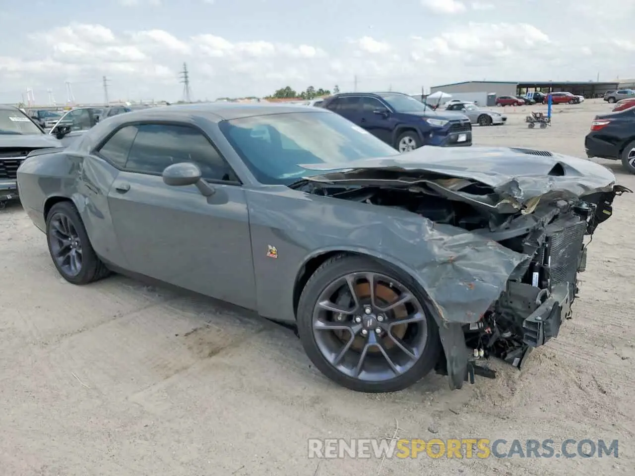 4 fotografías del automóvil dañado 2C3CDZFJ1PH621537 DODGE CHALLENGER 2023