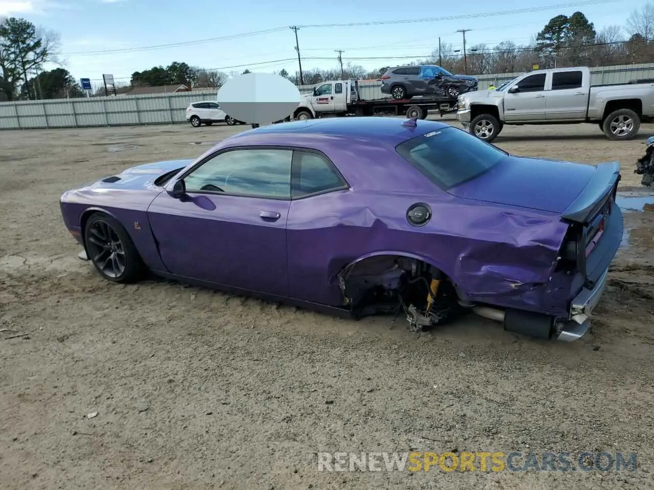 2 fotografías del automóvil dañado 2C3CDZFJ7PH621509 DODGE CHALLENGER 2023