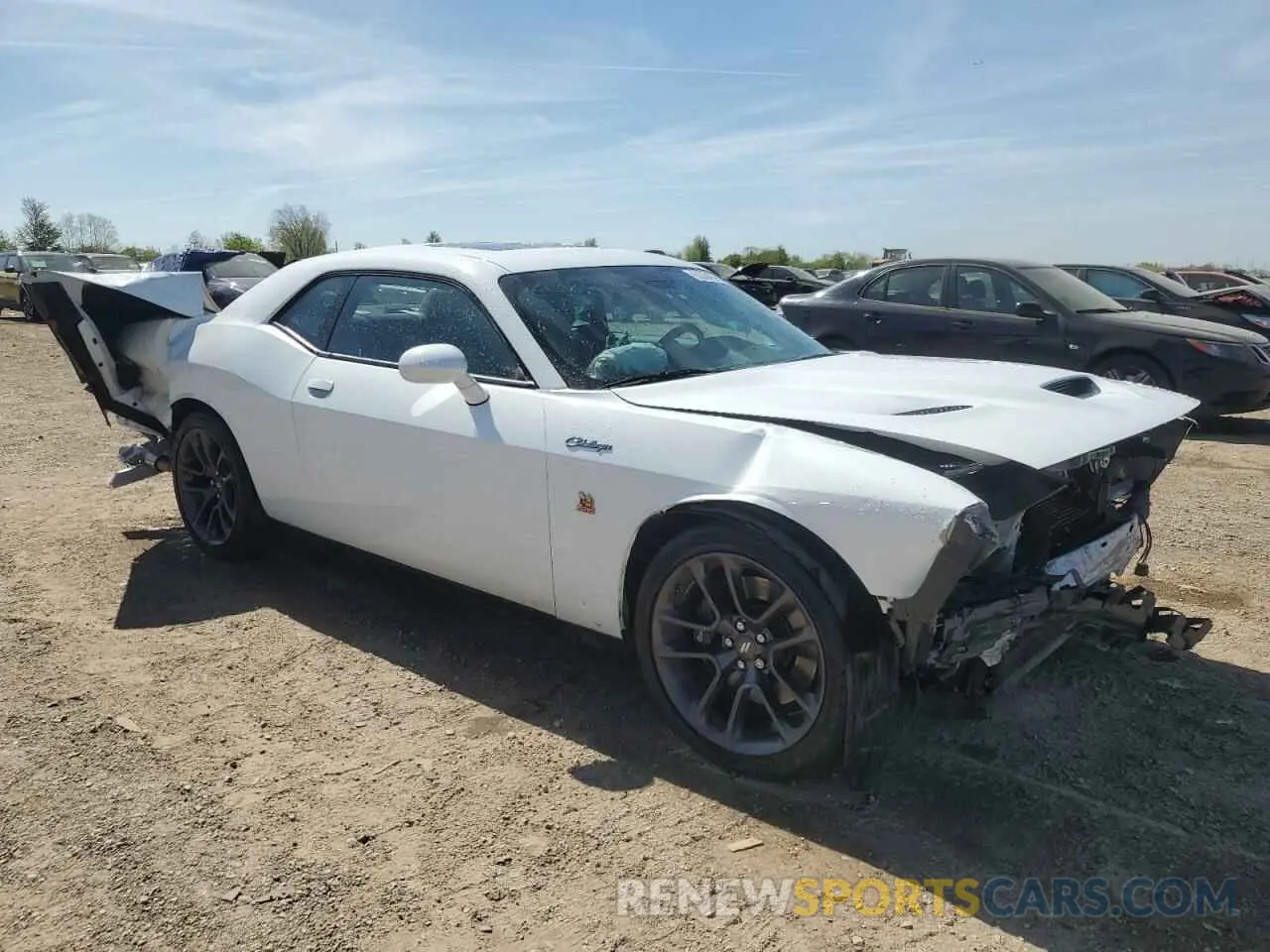 4 fotografías del automóvil dañado 2C3CDZFJ8PH542866 DODGE CHALLENGER 2023