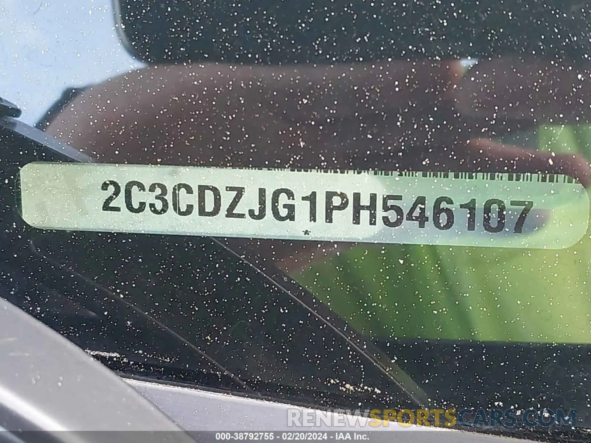 9 fotografías del automóvil dañado 2C3CDZJG1PH546107 DODGE CHALLENGER 2023