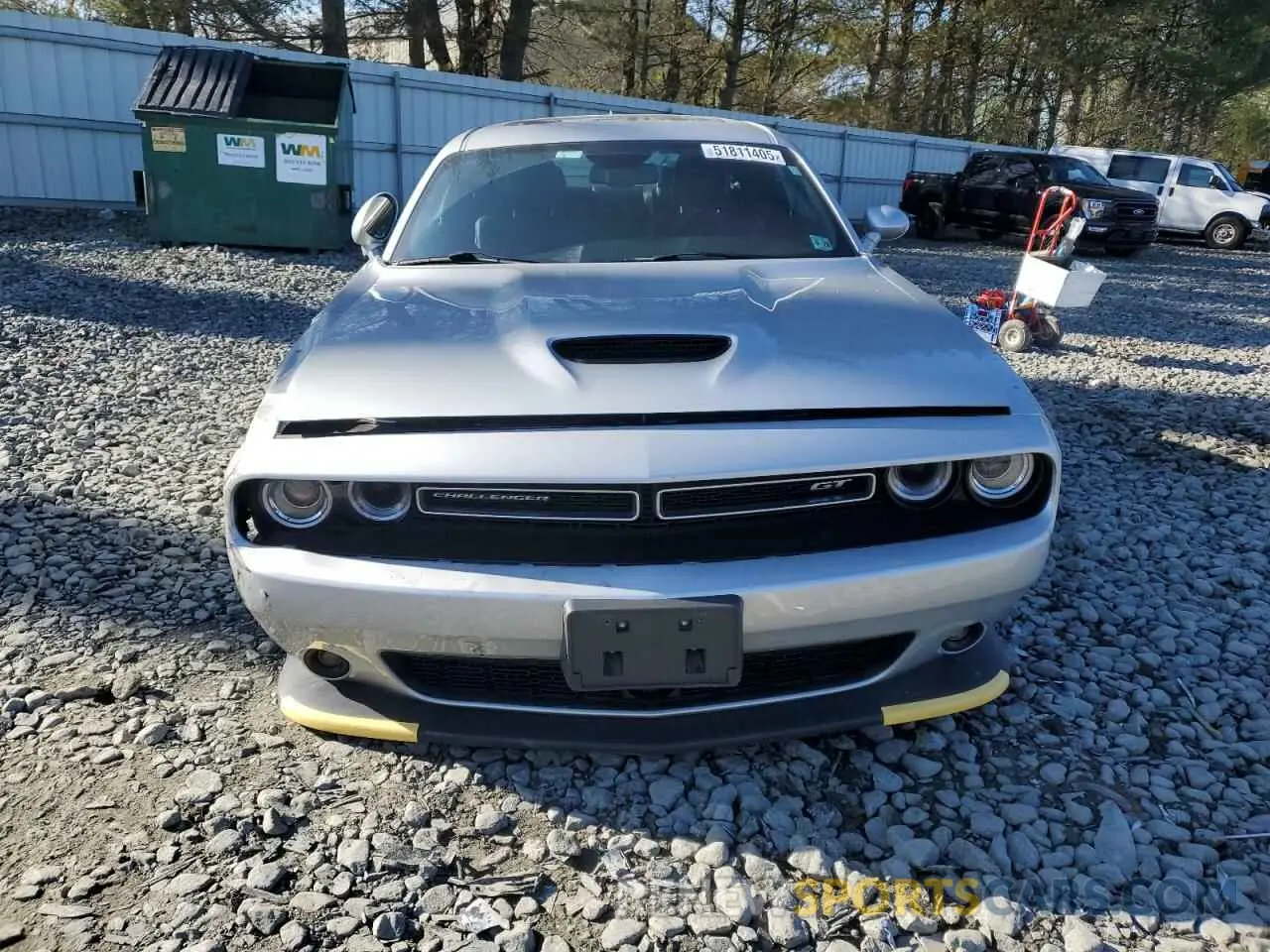 5 fotografías del automóvil dañado 2C3CDZKG7PH575223 DODGE CHALLENGER 2023