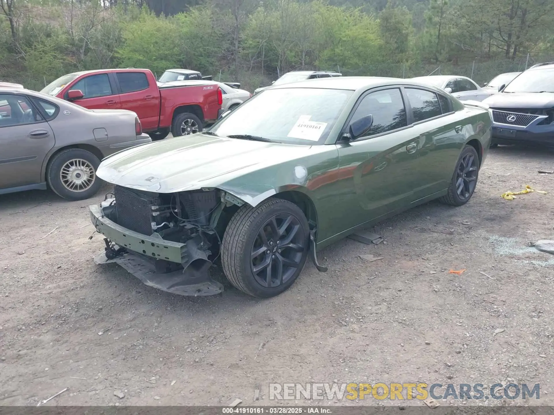 2 fotografías del automóvil dañado 2C3CDXBG0KH589395 DODGE CHARGER 2019