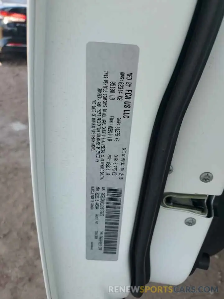 14 fotografías del automóvil dañado 2C3CDXBG1KH617625 DODGE CHARGER 2019