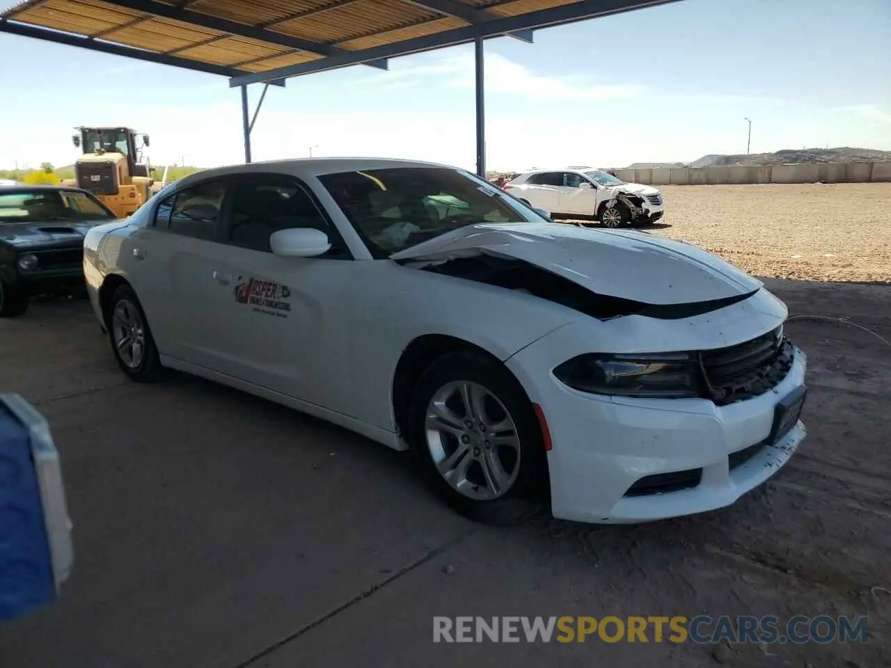 4 fotografías del automóvil dañado 2C3CDXBG1KH617625 DODGE CHARGER 2019