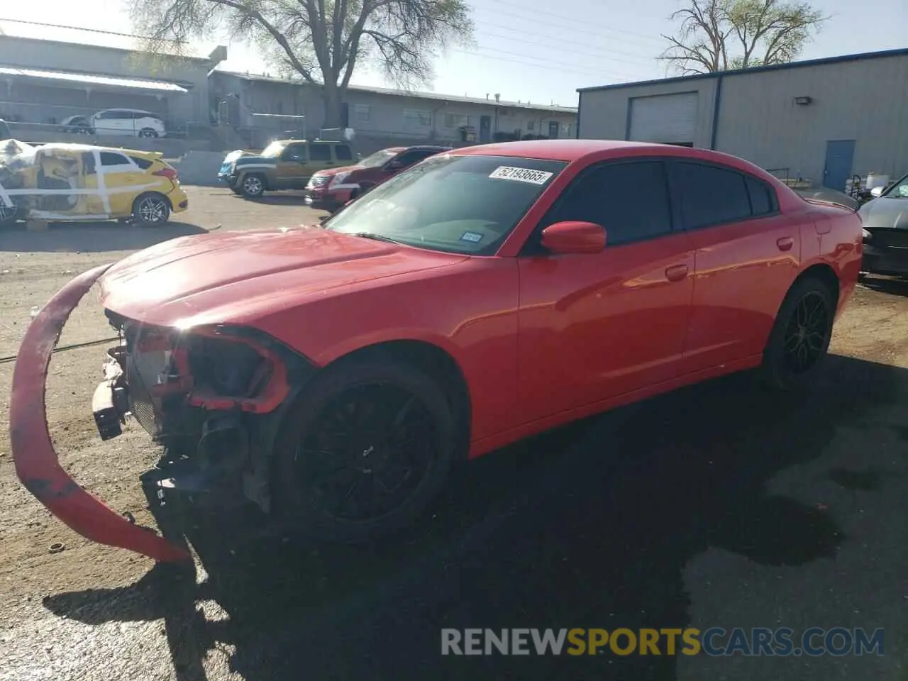 1 fotografías del automóvil dañado 2C3CDXBG2KH615575 DODGE CHARGER 2019