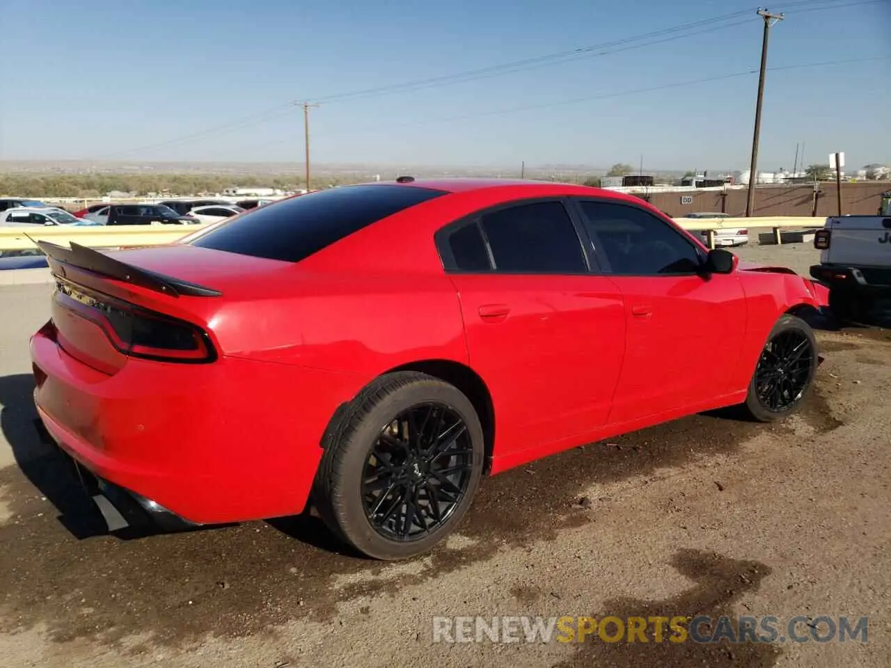3 fotografías del automóvil dañado 2C3CDXBG2KH615575 DODGE CHARGER 2019