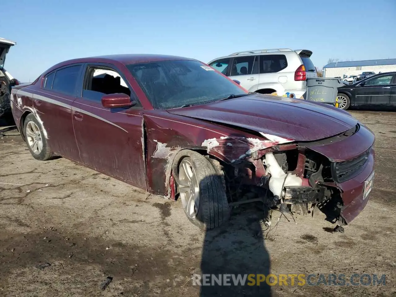 4 fotografías del automóvil dañado 2C3CDXBG2KH657762 DODGE CHARGER 2019