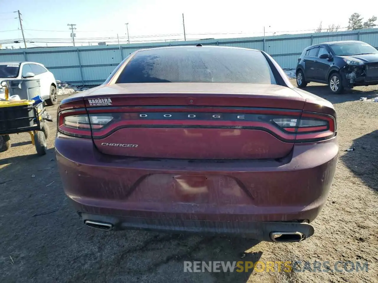 6 fotografías del automóvil dañado 2C3CDXBG2KH657762 DODGE CHARGER 2019