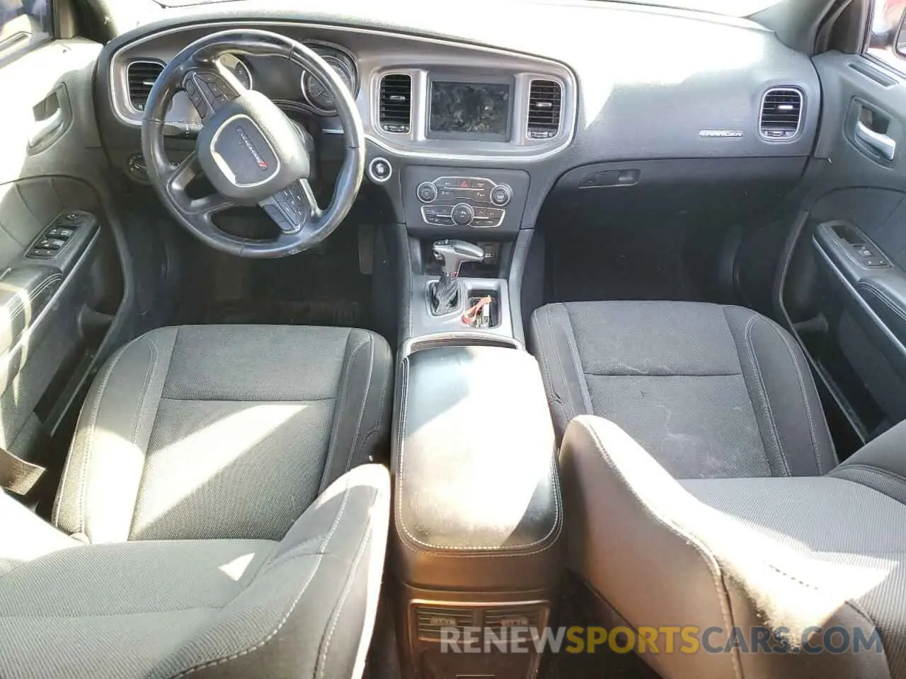 8 fotografías del automóvil dañado 2C3CDXBG2KH657762 DODGE CHARGER 2019