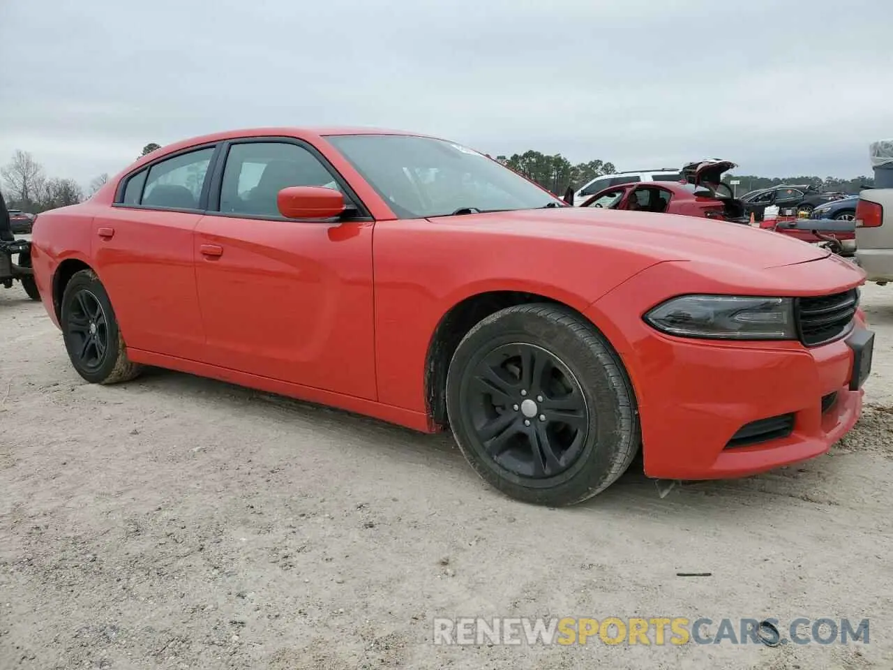 4 fotografías del automóvil dañado 2C3CDXBG3KH615598 DODGE CHARGER 2019