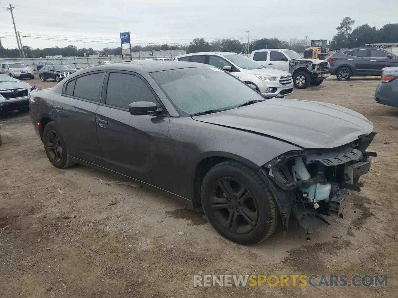 4 fotografías del automóvil dañado 2C3CDXBG3KH655616 DODGE CHARGER 2019